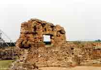 The 'Old Work' at Wroxeter, the south wall of the baths basilica.