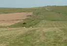 East Wansdyke running up Milk Hill.