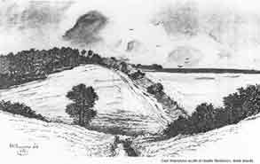 East Wansdyke south of Heath Plantation, 1926