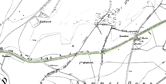 Wansdyke crossing Milk Hill to Red Shore