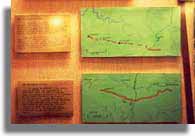 The course of the Dyke - Wansdyke cabinet, Devizes Museum