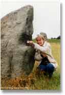 Philippine at Avebury, 1996