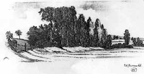 Roman Road (and Wansdyke?) north of Whitley, 1926